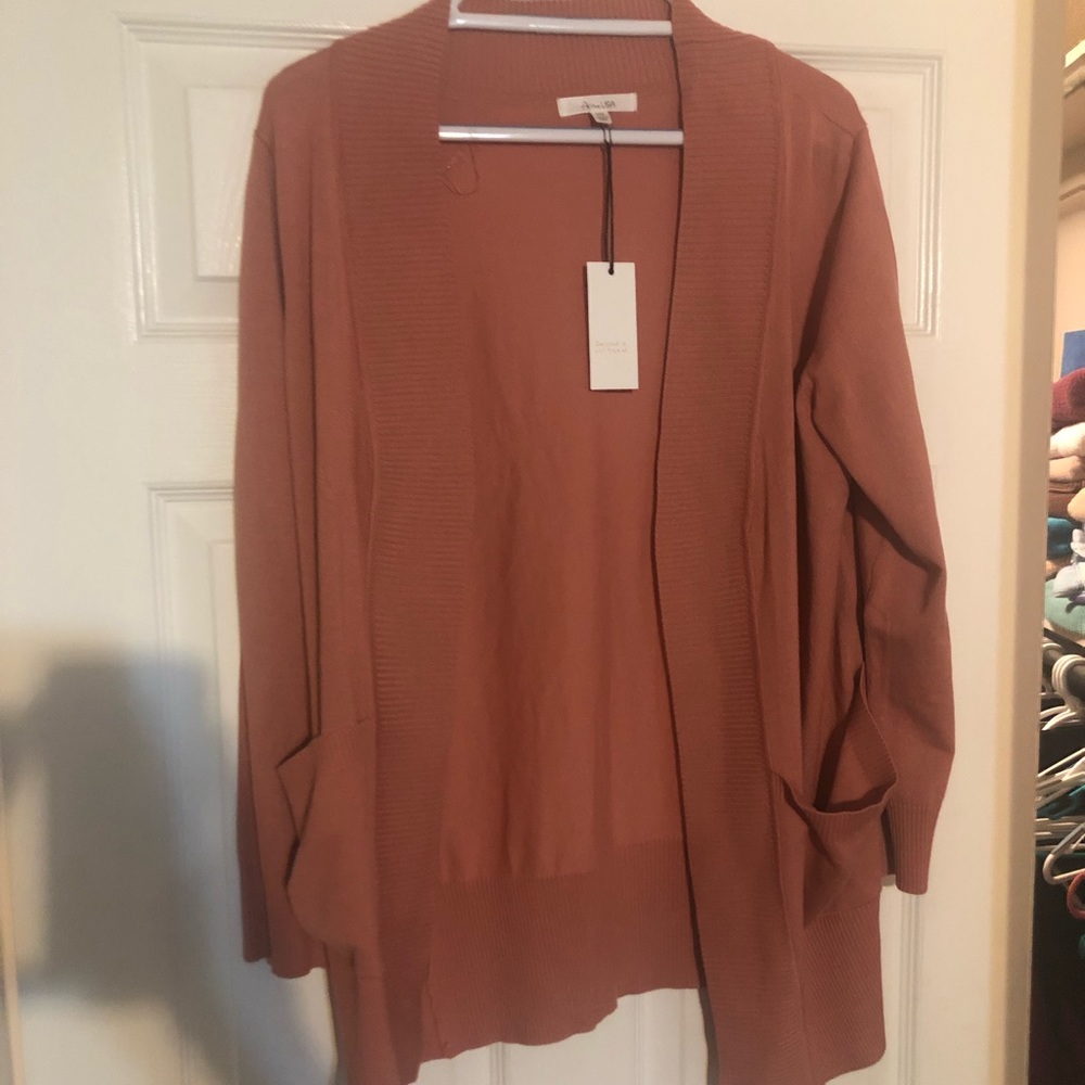 NWT! Blush colored cardigan